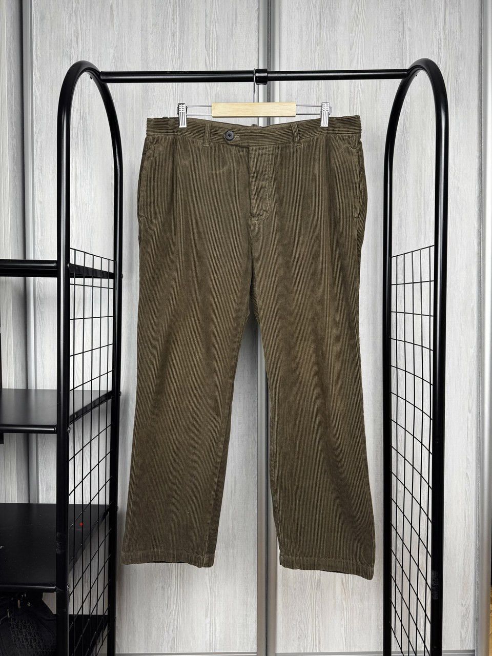 Allsaints Allsaints Brook Corduroy Straight Khaki Trousers Size US 36 / EU 52 - 1 Thumbnail