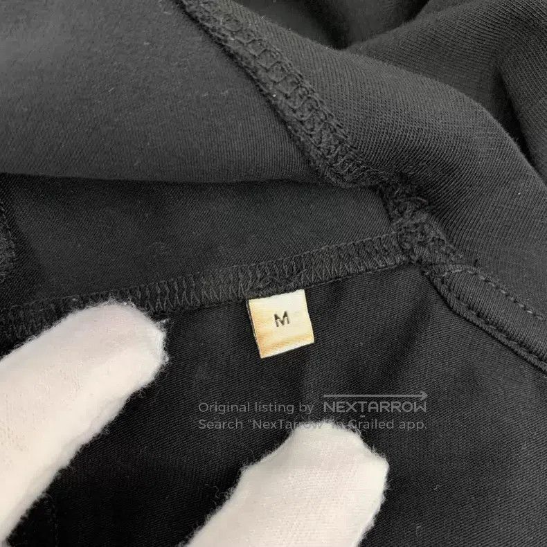 Loewe Loewe Black Logo Lettering Diamond Design Cotton Round Nec Size M / US 6-8 / IT 42-44 - 8 Thumbnail