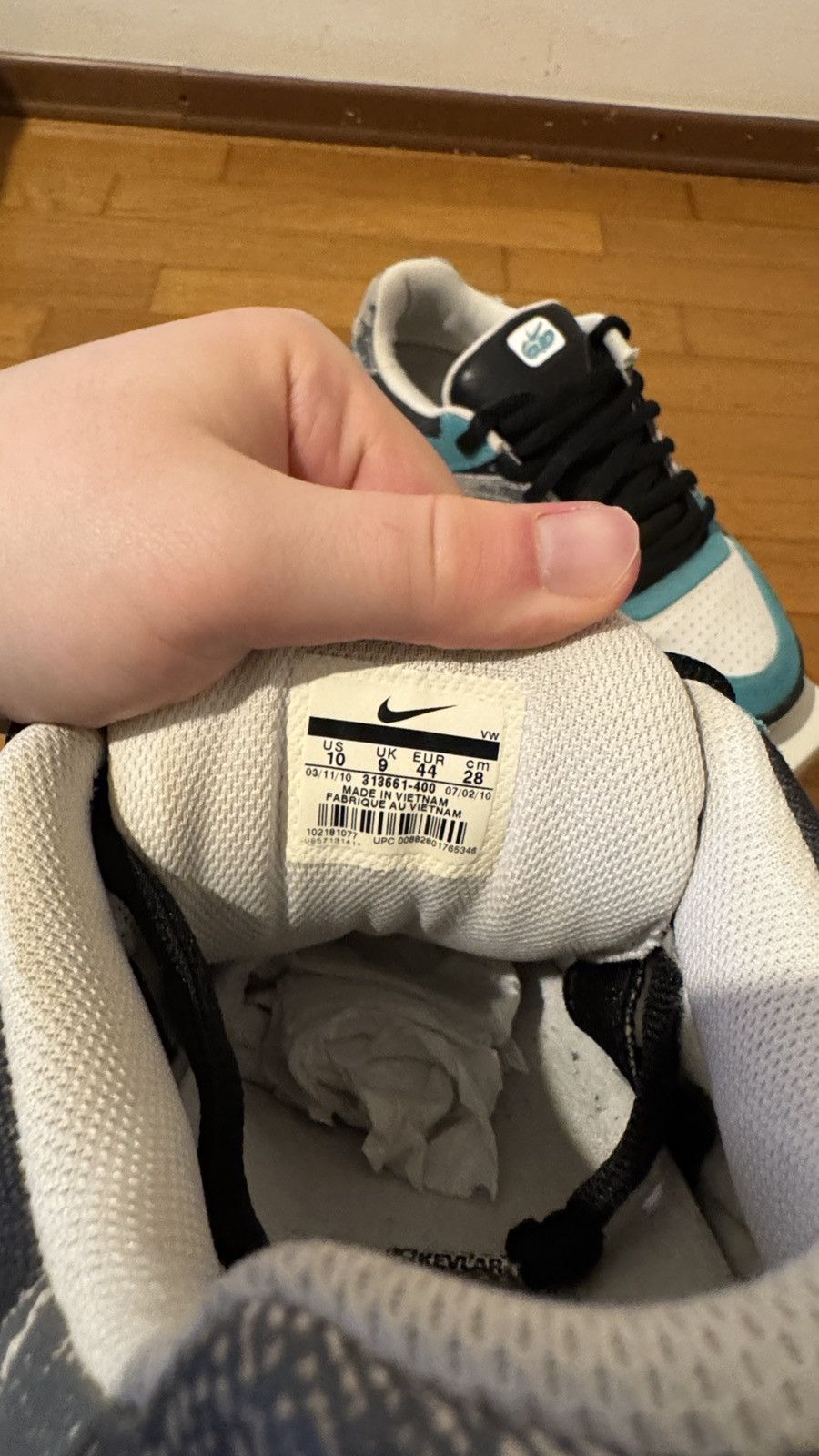 Nike Nike 6.0 Air Zoom Oncore Turquoise/Black Size US 10 / EU 43 - 10 Thumbnail