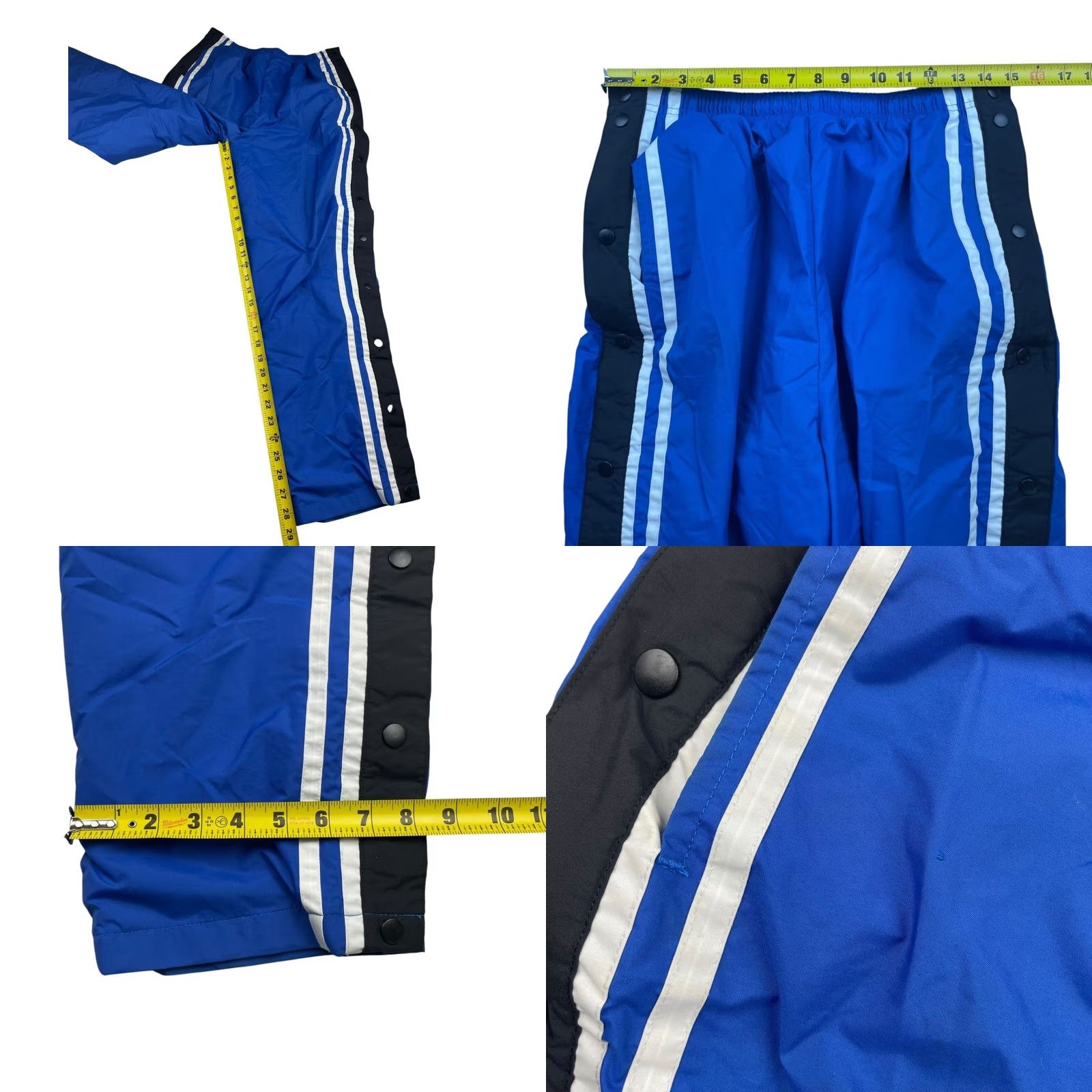 Holloway Holloway Ritz Carlton Palm Beach Men's Windbreaker Track Suit Blue/Black/White 2 Piece Medium Nylon 100% Wind Resistant Pockets Size 40R - 10 Thumbnail