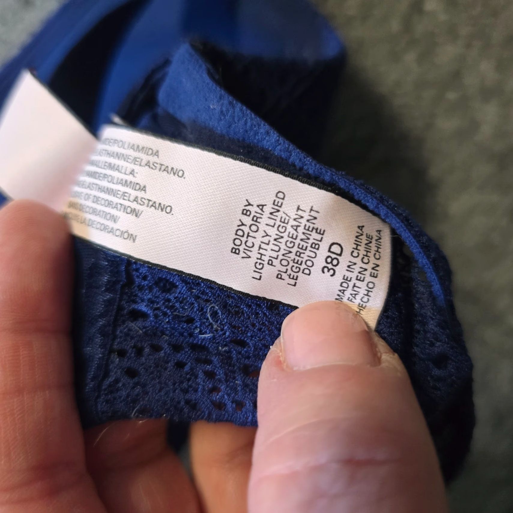 Victoria's Secret Victoria's Secret Body by Victoria Bra Womens 36D Blue Lightly Lined Push Up Wireless Size ONE SIZE - 5 Thumbnail