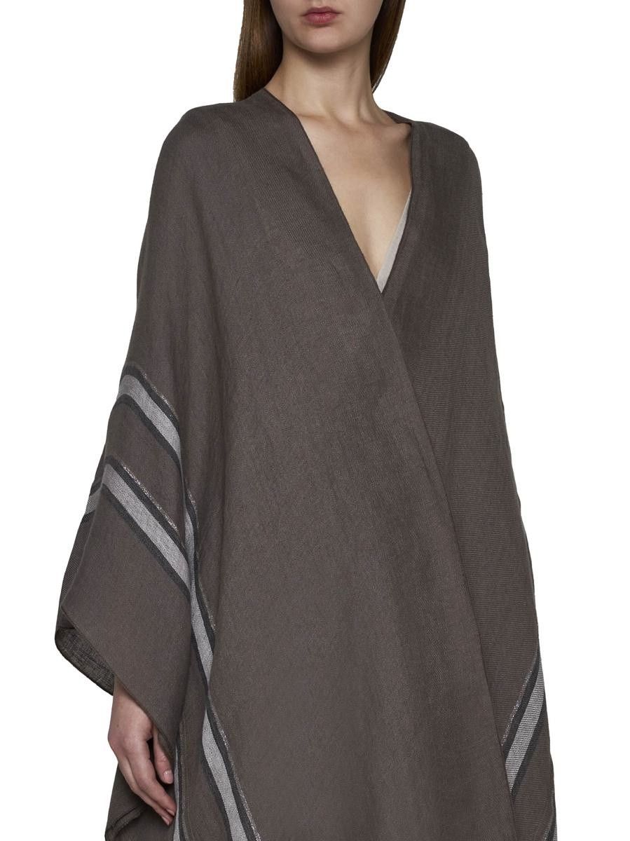 Brunello Cucinelli o1y0725 Size : OS / Cloak in Taupe Size ONE SIZE - 2 Thumbnail