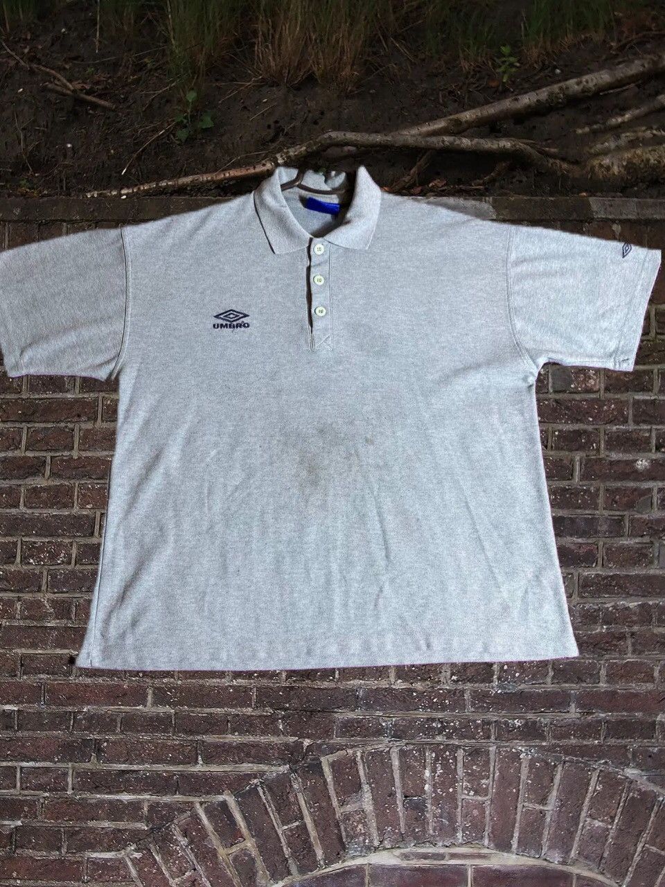 Umbro Vintage Umbro Monogram Crewneck T-shirt Basic logo polo Size US XXL / EU 58 / 5 - 1 Thumbnail