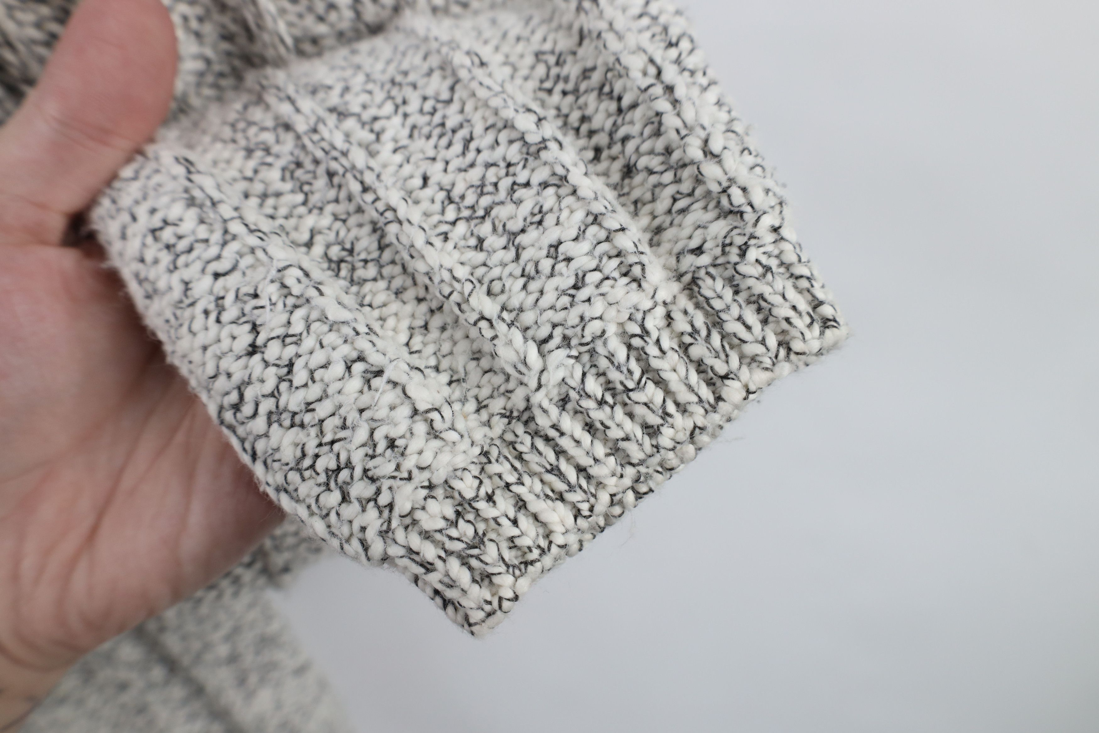 Vintage 90s Streetwear Ribbed Knit Crewneck Sweater USA