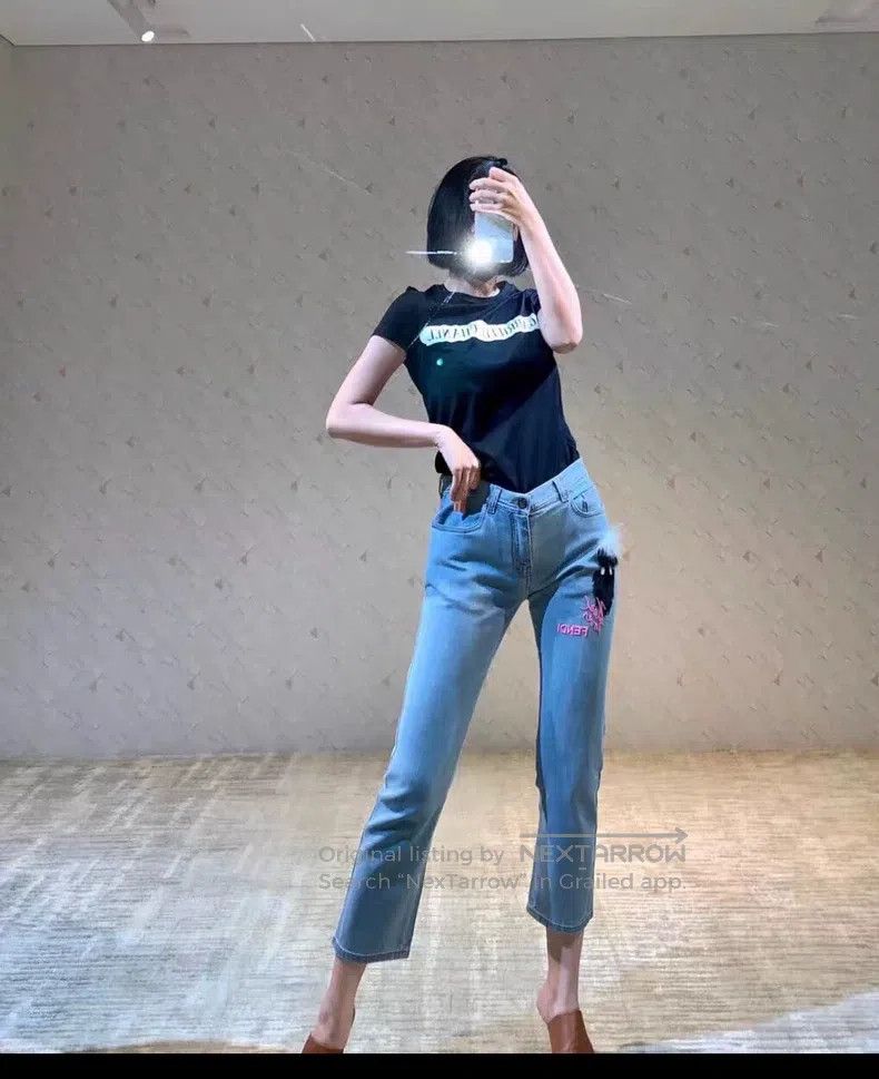 Fendi Fendi Limited Edition Karl Lagerfeld Jeans Size 24" / US 00 / IT 34 - 1 Thumbnail