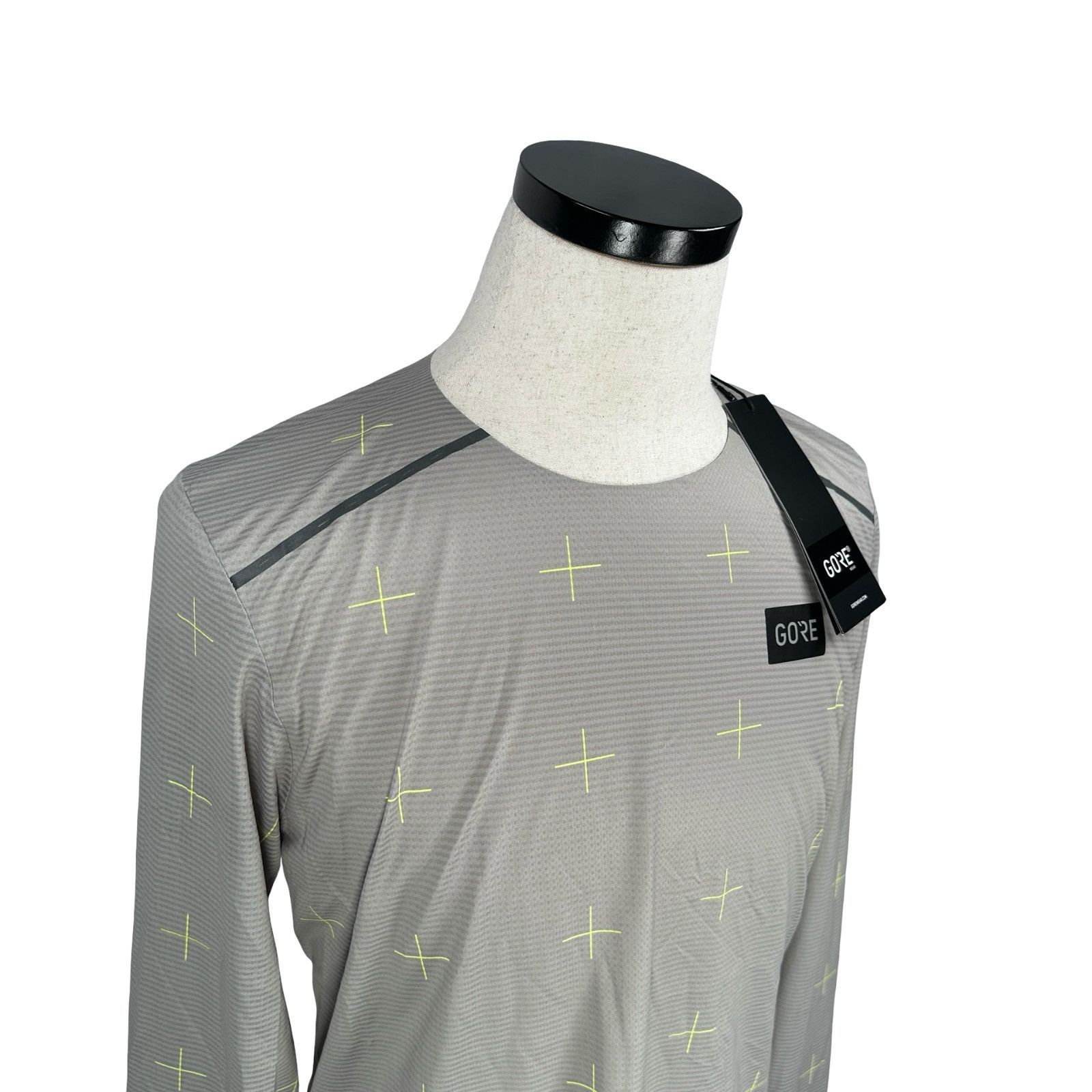 Other Gore Wear Contest Long Sleeve T-Shirt Men L Lab Gray Stretch Size US L / EU 52-54 / 3 - 2 Thumbnail