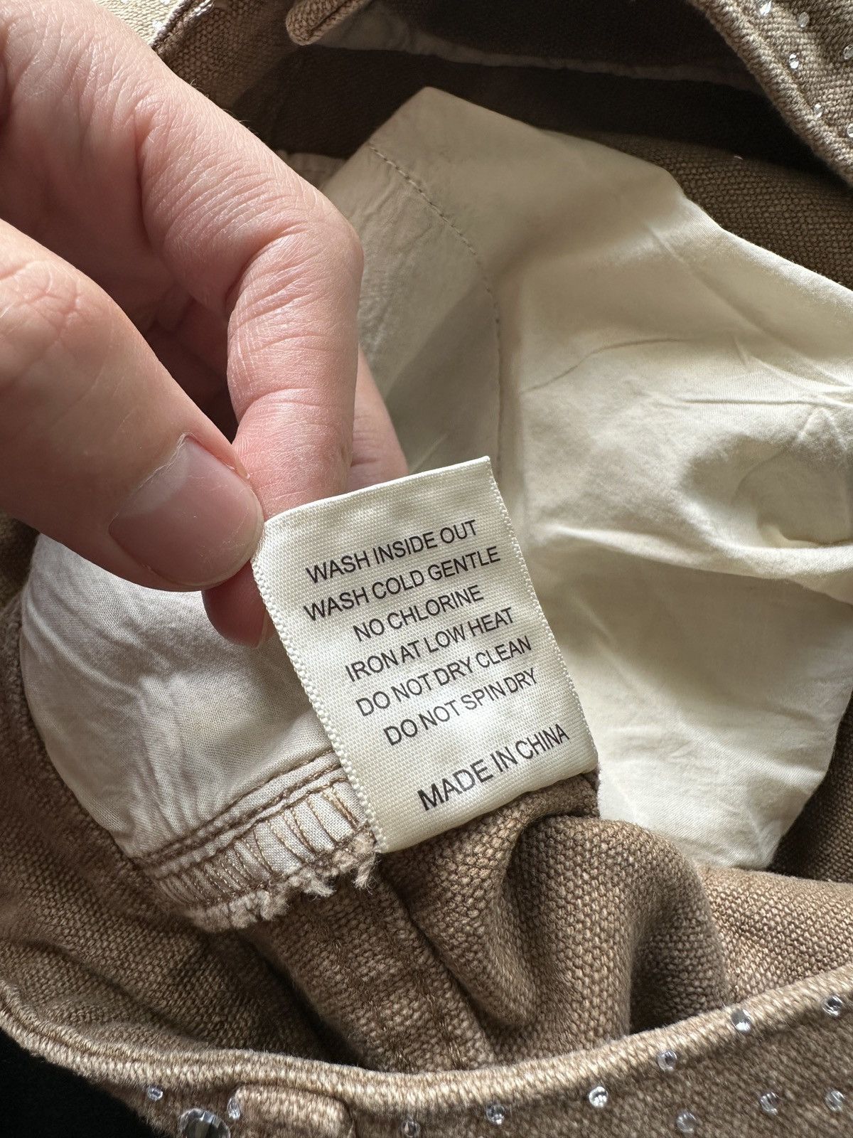 Vale Sandstorm Crystal Jorts Beige Size US 34 / EU 50 - 5 Thumbnail
