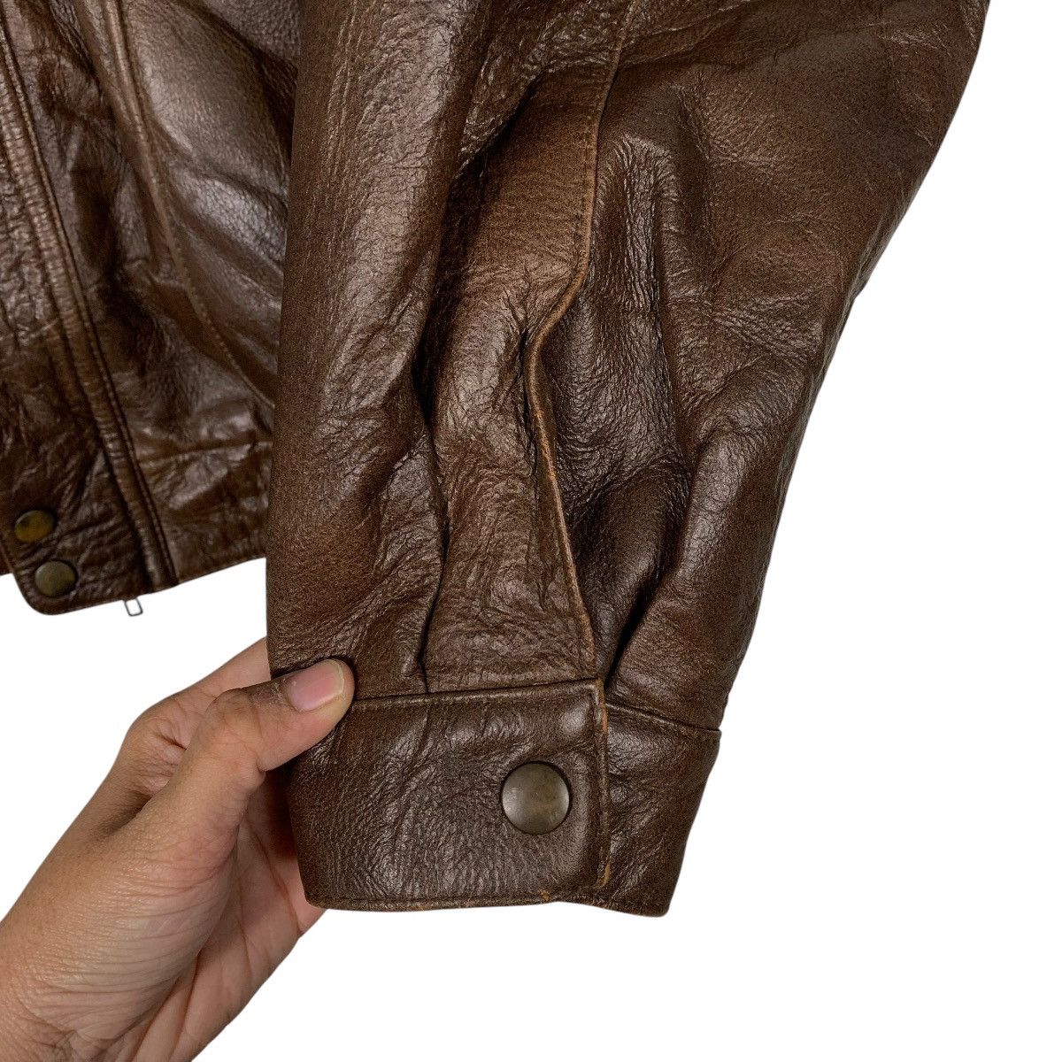 Japanese Brand Japanese Brand Hayato Flight Leather Jacket Size US M / EU 48-50 / 2 - 13 Thumbnail
