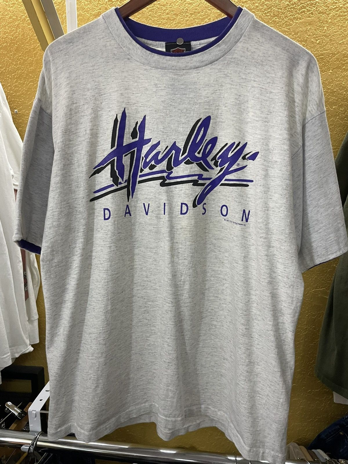 Harley Davidson × Vintage Vintage Harley Davidson Shirt 1991 Heritage Lisle Illinois Size US L / EU 52-54 / 3 - 2 Thumbnail