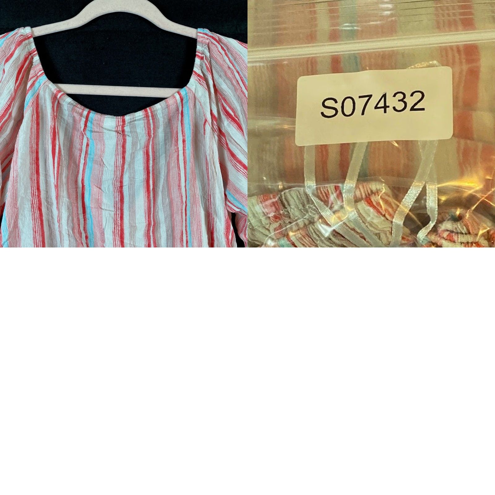 Anthropologie Sadie & Sage Anthropologie Womens Blouse Multi Striped Deep V Long Sleeve M Shirt Girls? Size M / US 6-8 / IT 42-44 - 9 Thumbnail