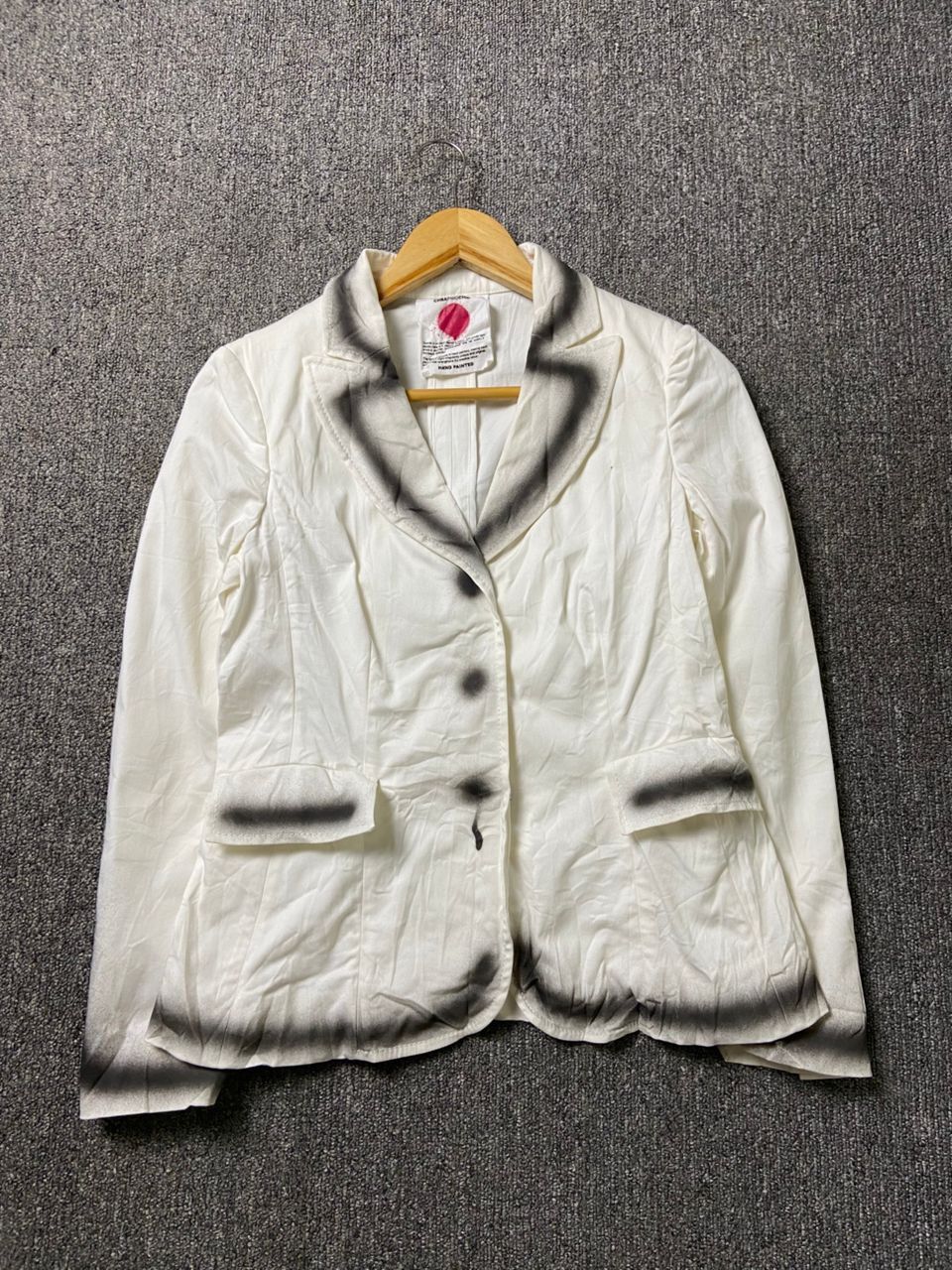 Moschino Moschino + Cheap and Chic Hand Painted Blazer (188) Size XS / US 0-2 / IT 36-38 - 2 Thumbnail