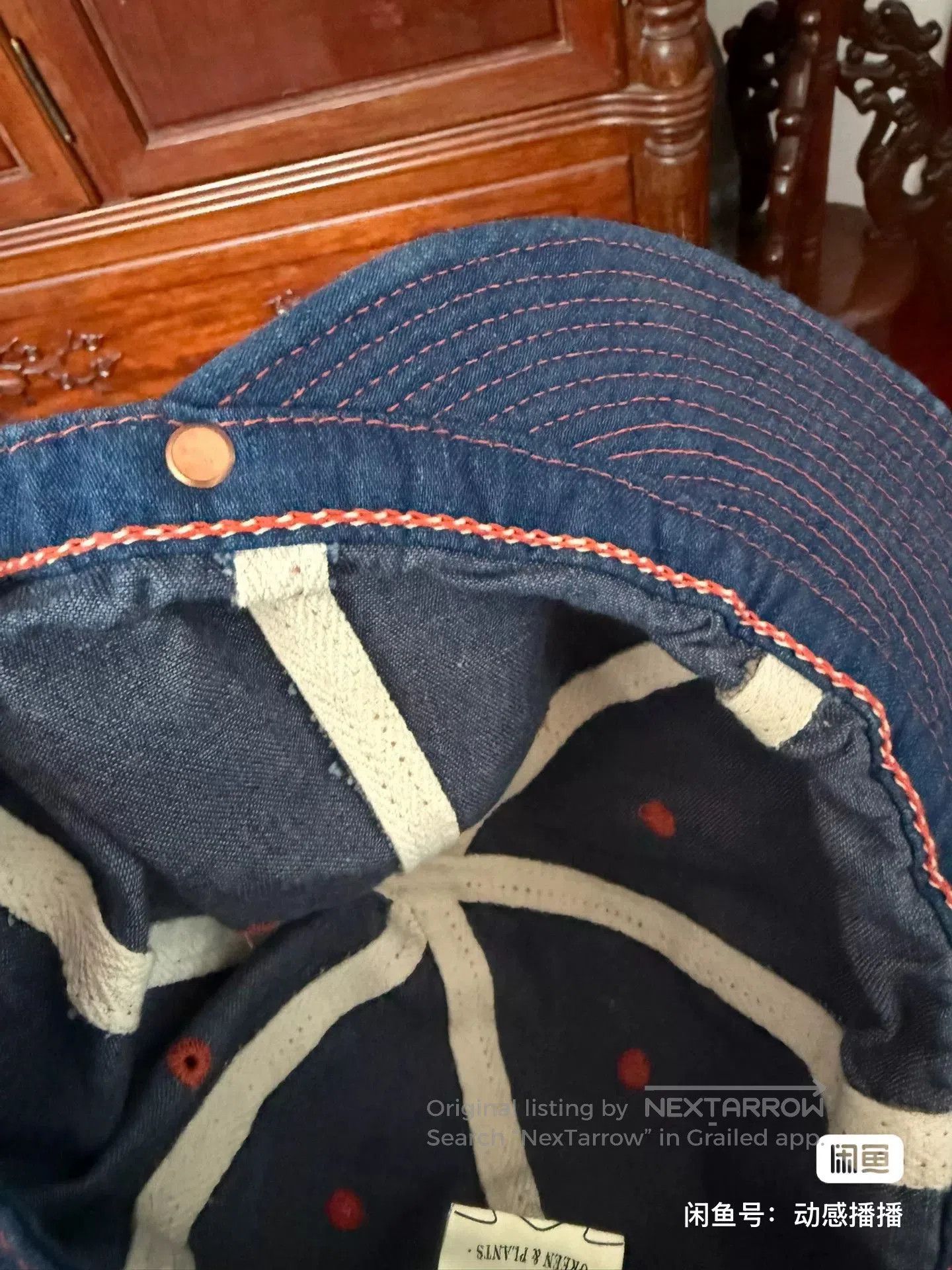 Vintage Decho Denim Baseball Cap. Size ONE SIZE - 7 Thumbnail