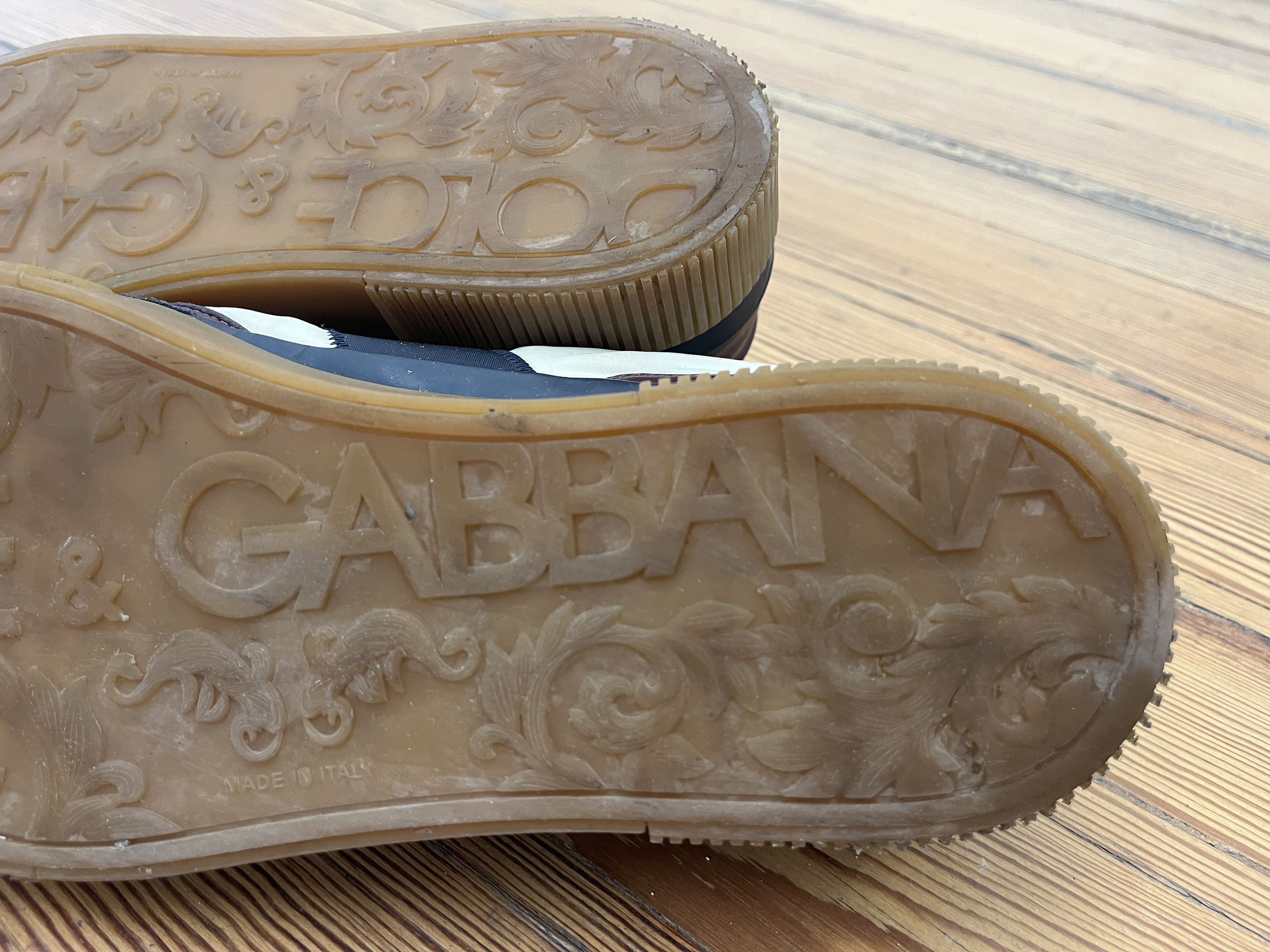 Dolce & Gabbana Dolce & Gabbana Mixed material Miami snakers Size US 12 / EU 45 - 2 Thumbnail