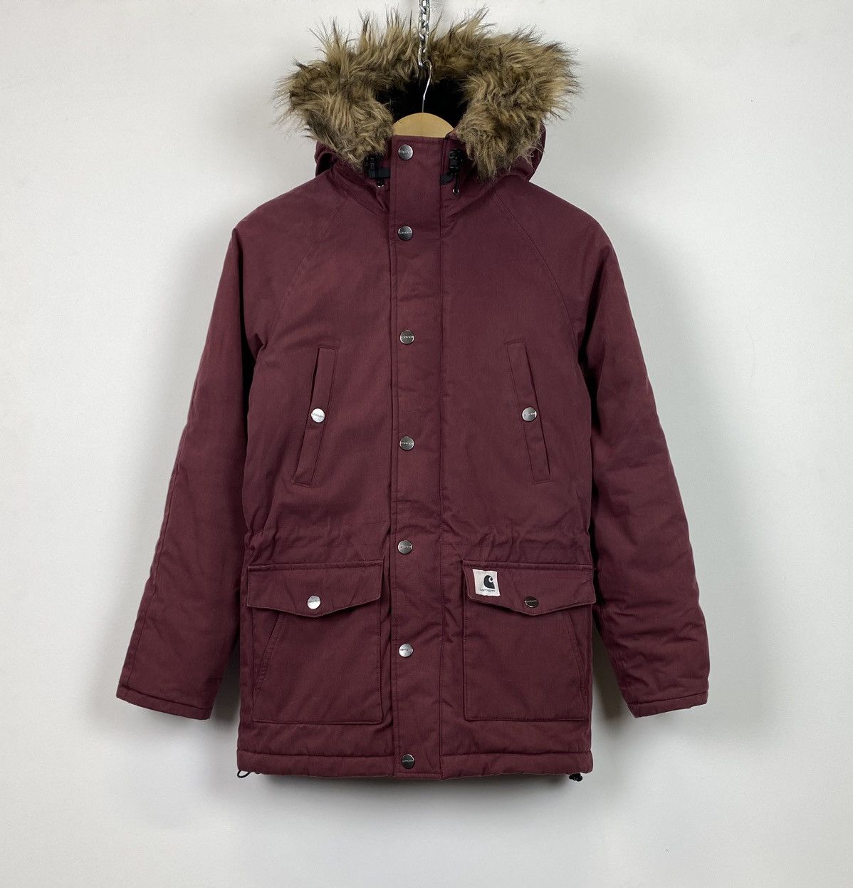 Other Carhartt W Trapper Parka Full Zip Jacket Hooded Size XS Red Size XS / US 0-2 / IT 36-38 - 1 Thumbnail