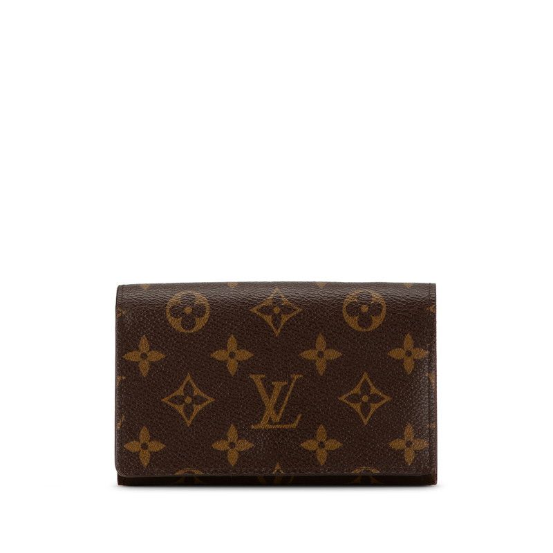 Louis Vuitton Louis Vuitton Louis Vuitton Monogram Portefeuille Tresor Bifold Wallet M61736 Brown PVC Leather Canvas Short Wallet M61736 in Very Good Condition Size ONE SIZE - 1 Thumbnail
