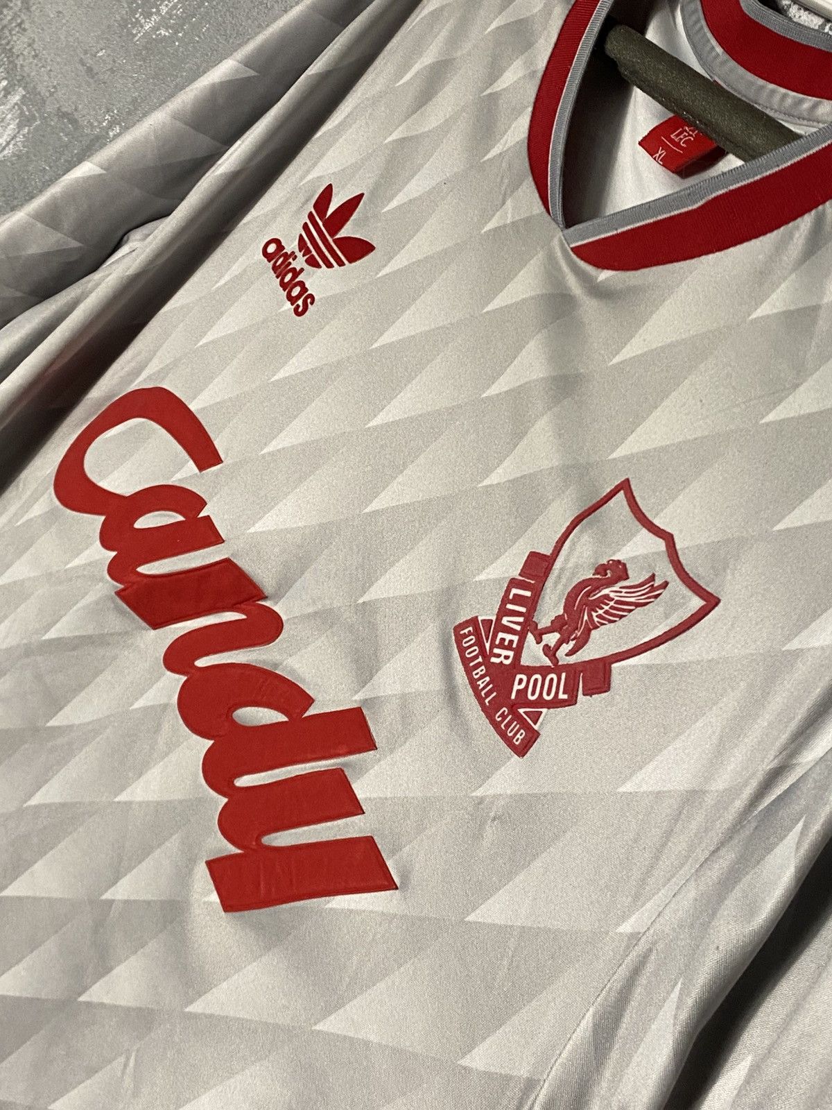 Adidas Vintage Liverpool Adidas 1989 Soccer Jersey Candy Kit Size US XL / EU 56 / 4 - 3 Thumbnail