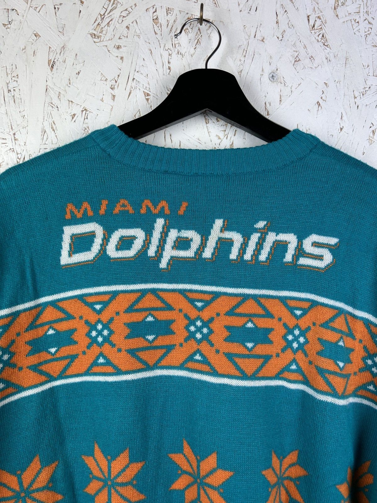 NFL NFL Miami Dolphins Christmas Ornament AOP Sweater Size US L / EU 52-54 / 3 - 7 Thumbnail