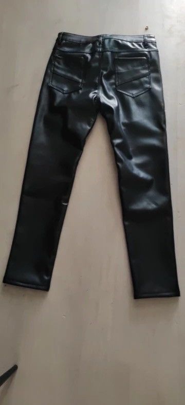Leather Slim Fit Leather PU Pant Size US 29 - 10 Thumbnail