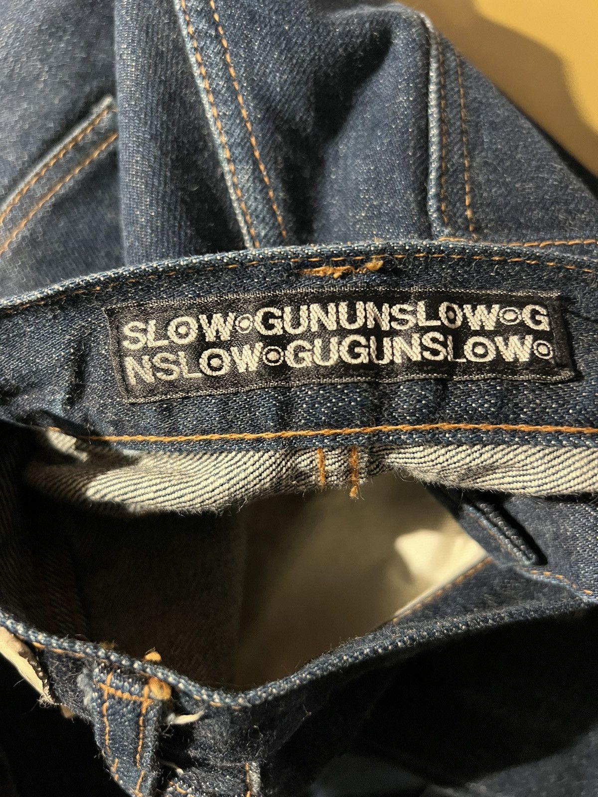 Japanese Brand × Vintage VINTAGE SLOWGUN JAPANESE BRAND DENIM JEANS Size US 32 / EU 48 - 7 Thumbnail