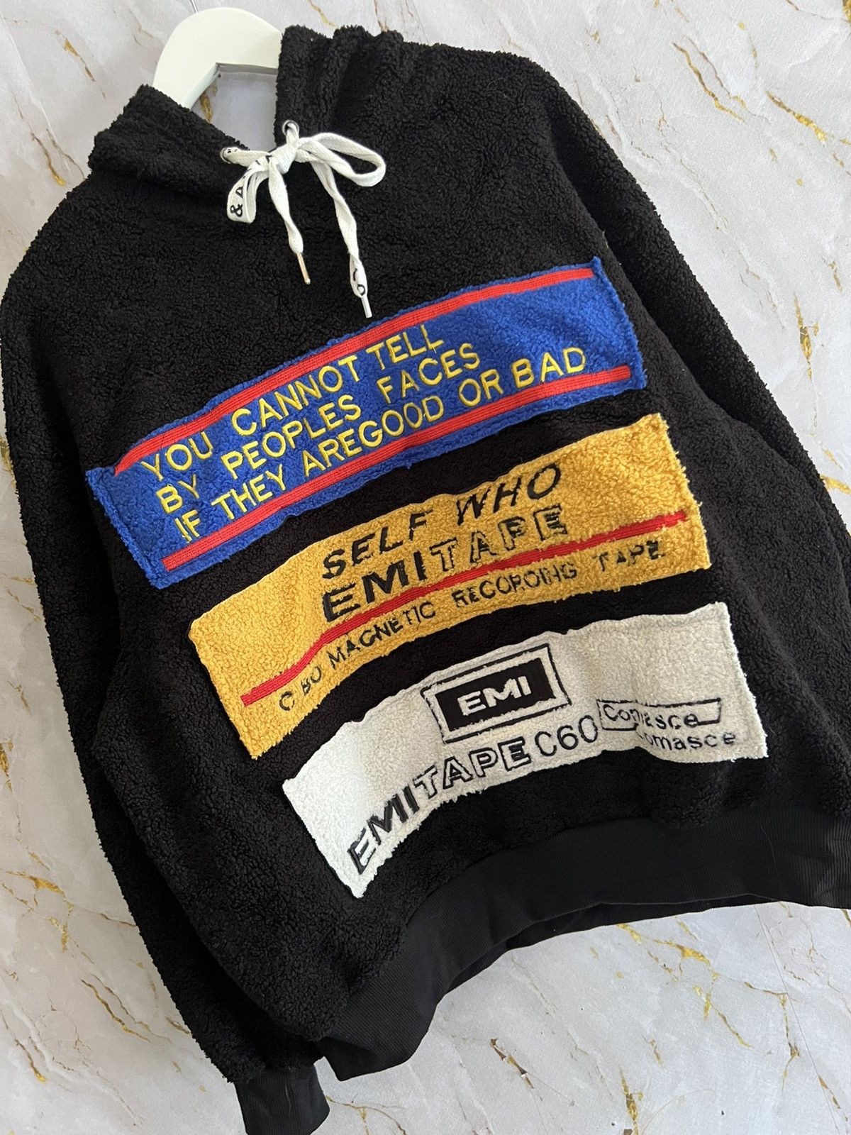 Japanese Brand Volcan & Aphrodite Chenille Patch Fleece Hoodie Size US XXL / EU 58 / 5 - 3 Thumbnail