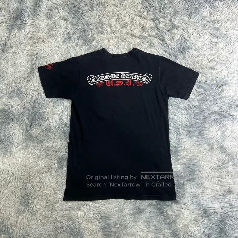 Chrome Hearts CHROME HEARTS Size M Scroll short sleeve t-shirt Size US M / EU 48-50 / 2 - 2 Thumbnail
