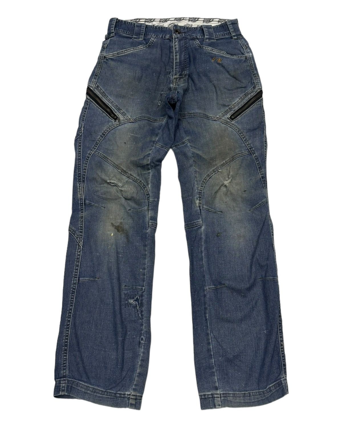 Dickies VINTAGE DICKIES DENIM WORKERS DISTRESSED JEANS Size US 28 / EU 44 - 1 Thumbnail