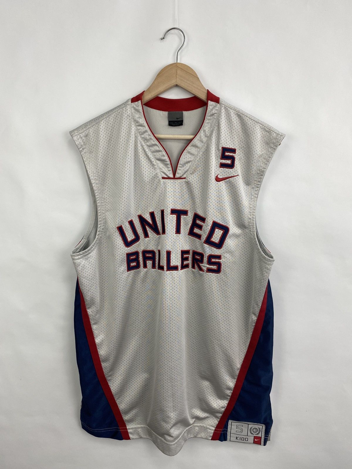 NBA 🇺🇸🏀 Vintage 90s Jason Kidd Nike Basketball Y2K Rare Just Don Size US XL / EU 56 / 4 - 3 Thumbnail