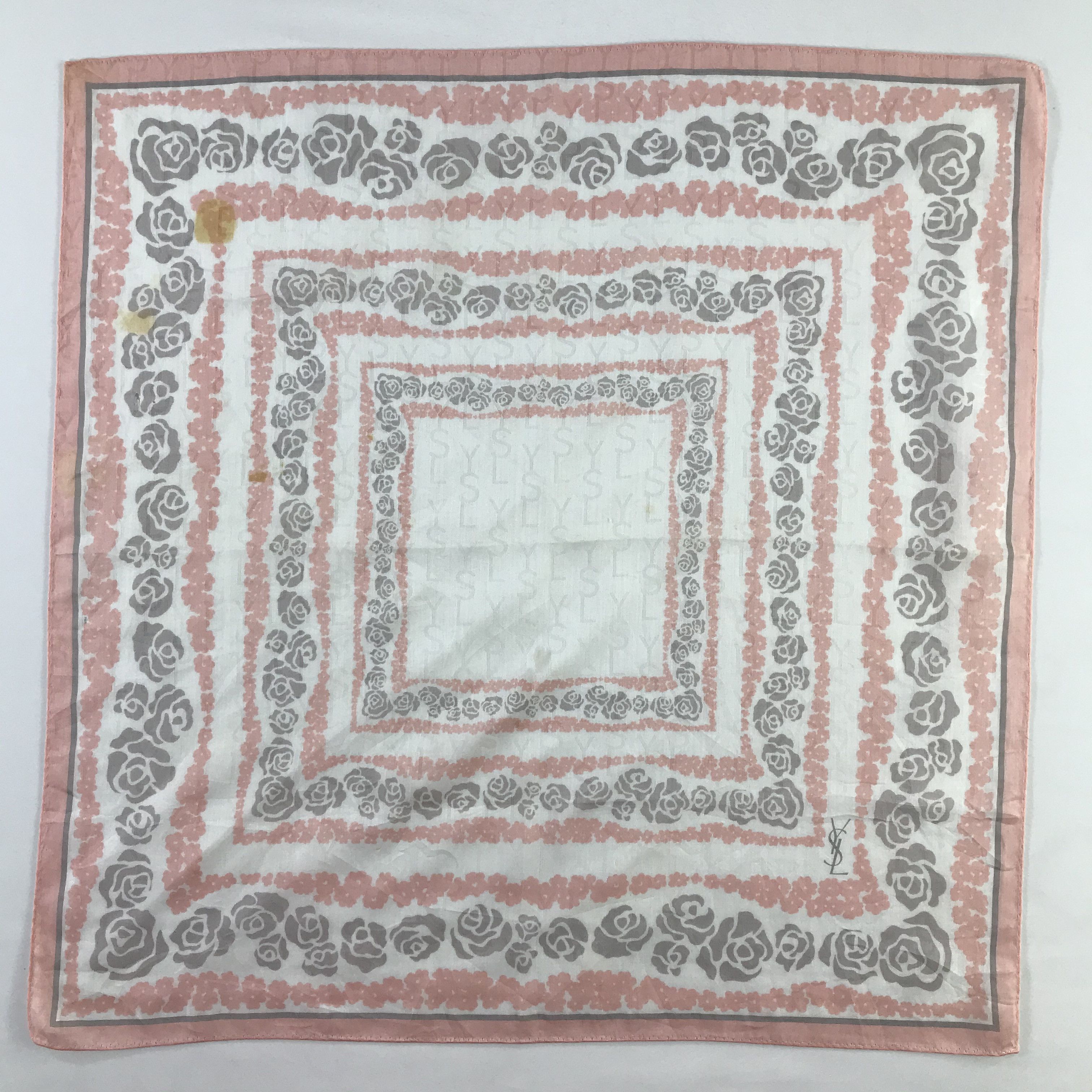 Vintage × Yves Saint Laurent Yves Saint Laurent Bandana / Handkerchief /Neckerchief -S862 Size ONE SIZE - 1 Thumbnail