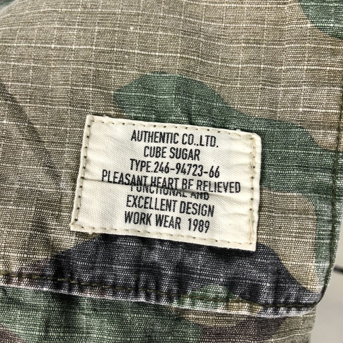 Vintage 📌Vintage Chore Military Jacket Cube Sugar Size US M / EU 48-50 / 2 - 18 Thumbnail