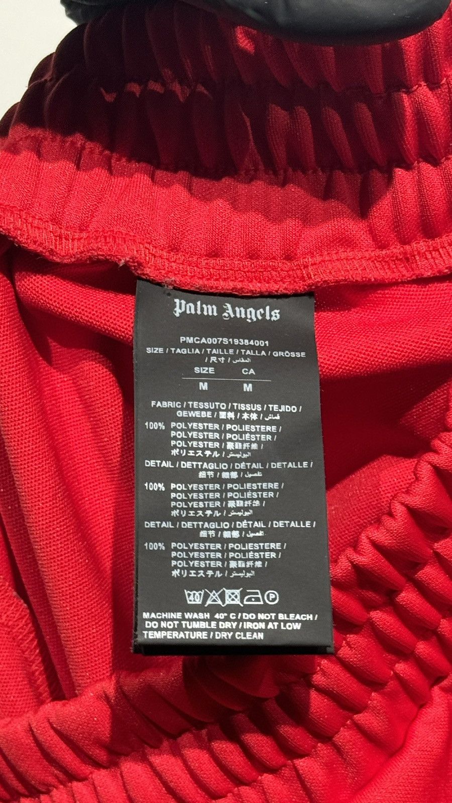 Palm Angels Palm Angels Red Track Pants - Size M Size US 32 / EU 48 - 5 Thumbnail