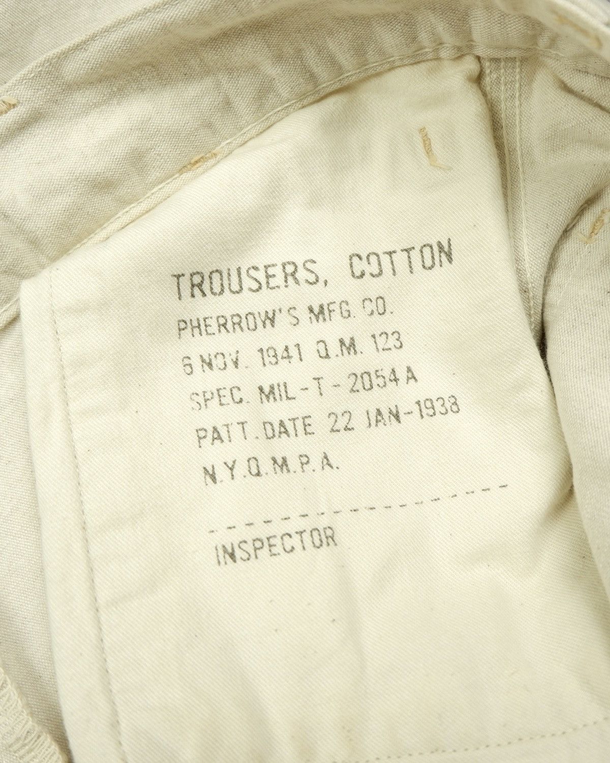 Pherrow's Pherrow's WW I 41 US Army Military Trousers Size US 30 / EU 46 - 9 Thumbnail