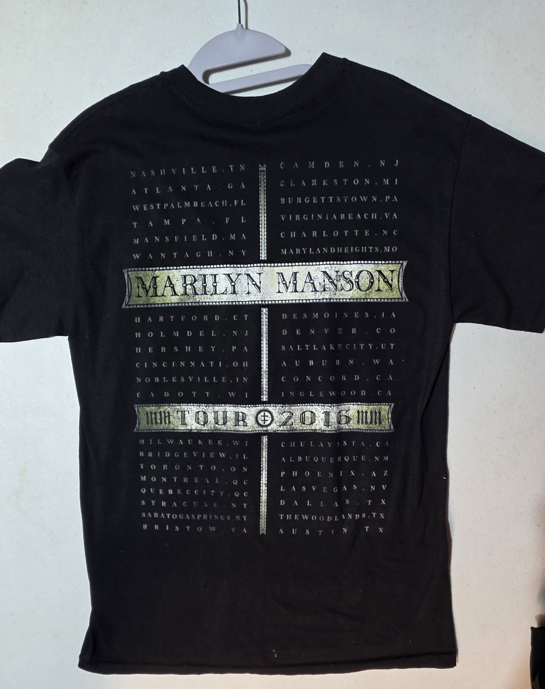 Alstyle Marilyn Manson 2016 Tour Shirt Size US M / EU 48-50 / 2 - 2 Thumbnail