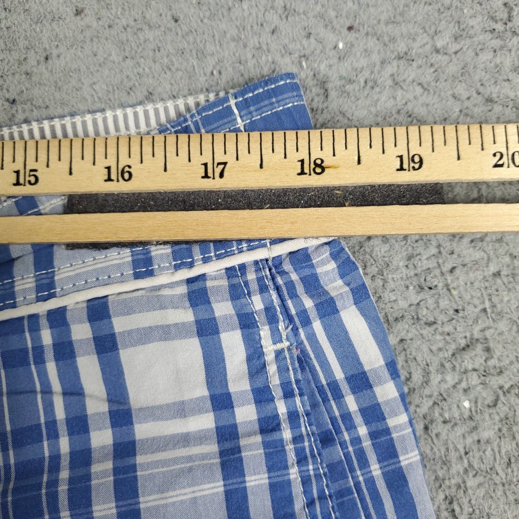 Tommy Hilfiger Tommy Hilfiger Shorts Mens Medium Blue Plaid Beach Swim Trunks Board Shorts Size US 31 - 4 Thumbnail