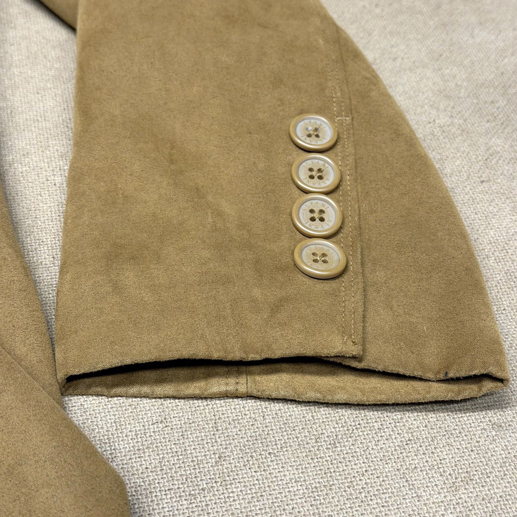 Alfani Alfani Coat Mens Large Brown Microfiber Overcoat Button Front Lined Pockets Size US L / EU 52-54 / 3 - 5 Thumbnail