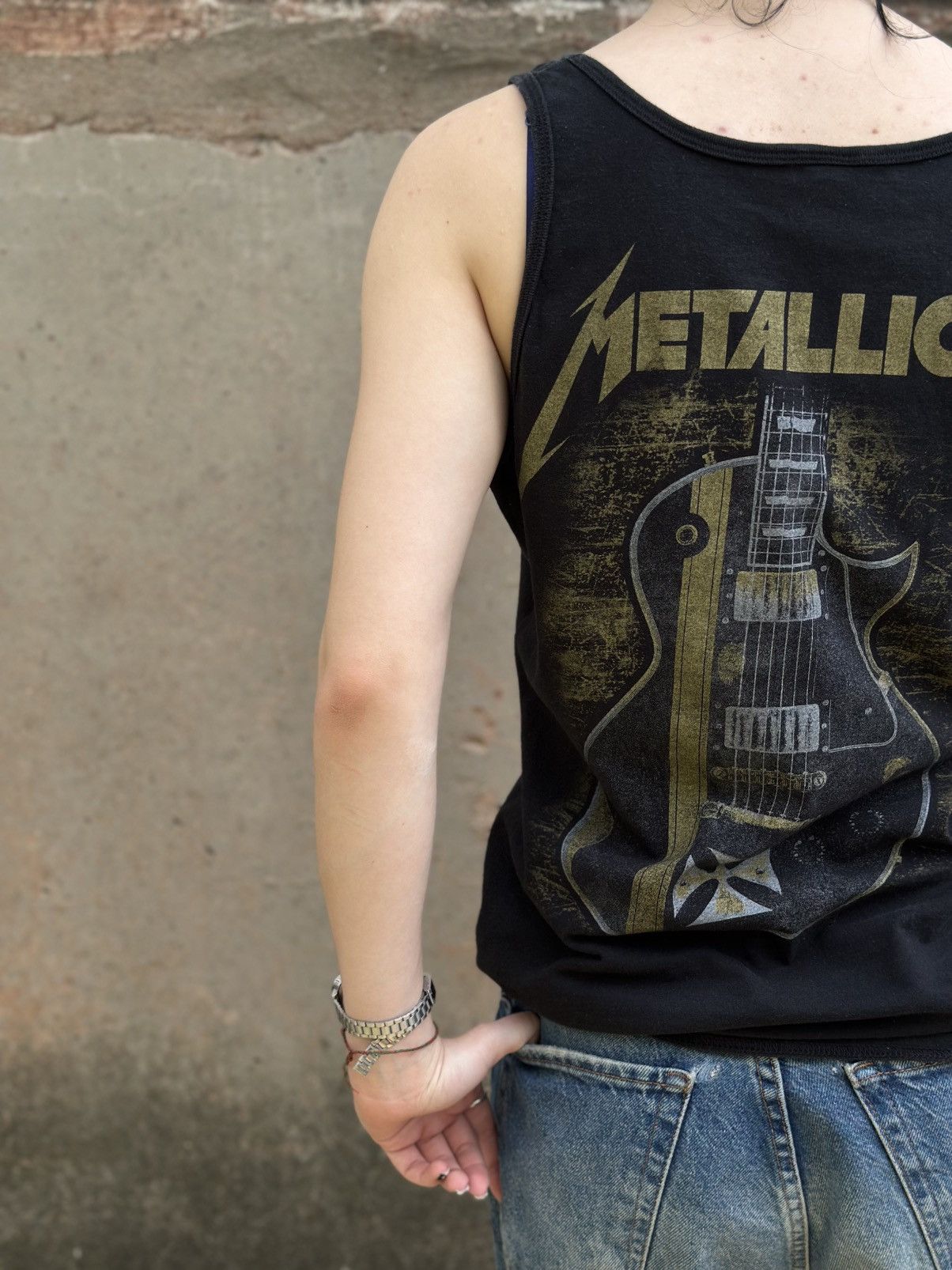 Metallica VTG Metallica Tank Top Sleeves Big Logo Size XL Band Rock Size XL / US 12-14 / IT 48-50 - 6 Thumbnail