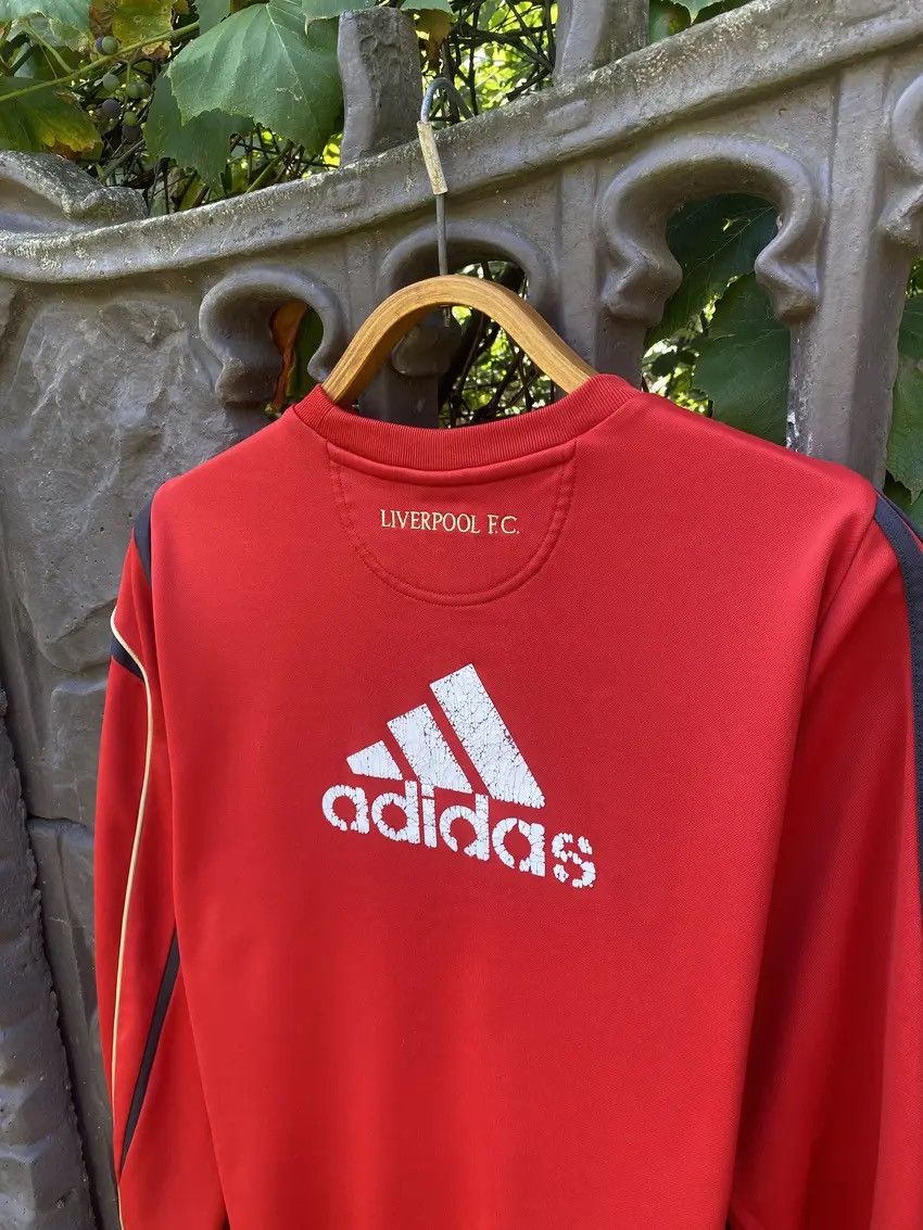 Adidas × Vintage Vintage Adidas Liverpool 2009/2010 Jumper Sweatshirt Size US M / EU 48-50 / 2 - 13 Thumbnail