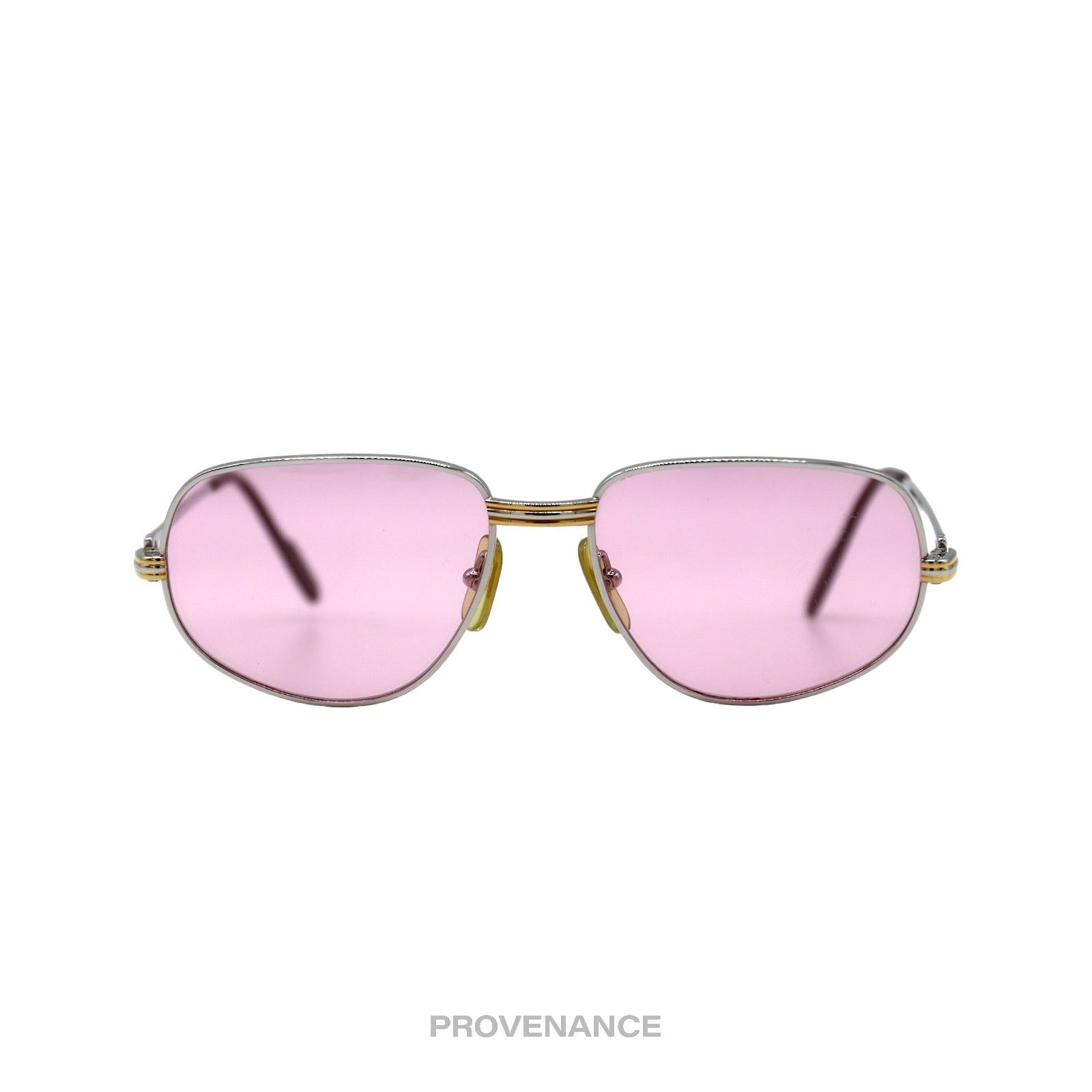 Cartier 🔴 Cartier Romance Louis (Drake) Sunglasses - Pink Size ONE SIZE - 1 Thumbnail