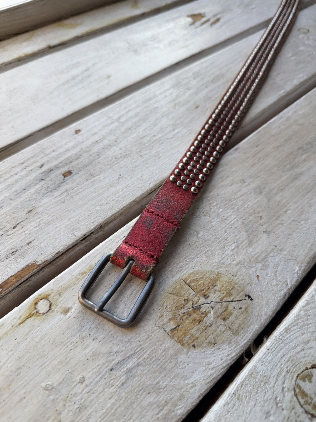 If Six Was Nine 90s Y2K Avant Garde Punk Hysteric Japanese Retro Style Belt Size ONE SIZE - 4 Thumbnail