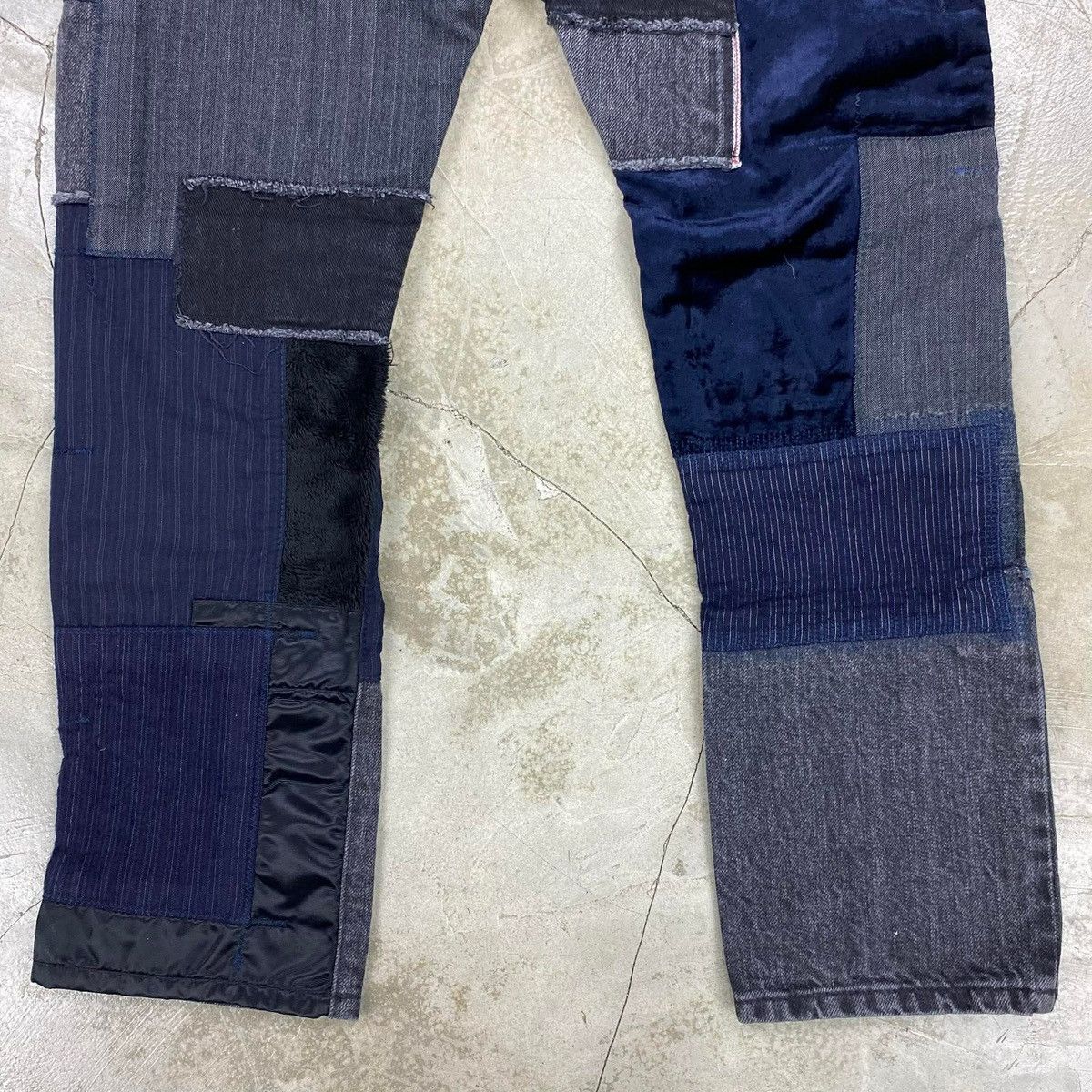 Junya Watanabe LOOKBOOK Style 3 FW2022 Patchwork Denim Pants Size US 33 - 15 Thumbnail