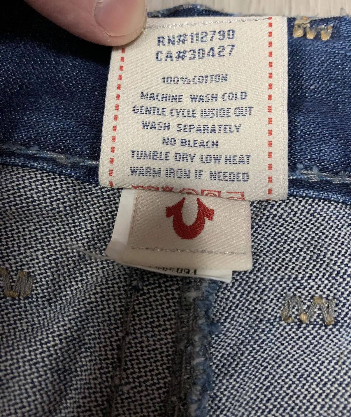 True Religion × Vintage True Religion Jackson Denim Made in USA Size US 32 / EU 48 - 7 Thumbnail