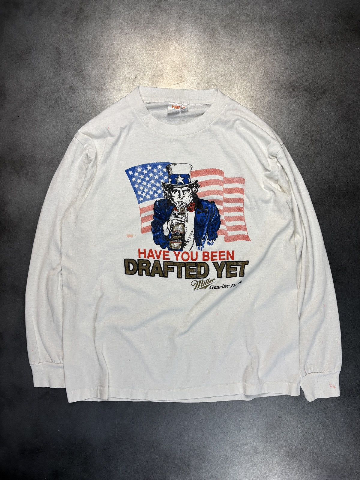 Vintage 1990s Vintage Miller Genuine Draft Beer Shirt Longsleeve Tee Size US S / EU 44-46 / 1 - 1 Thumbnail
