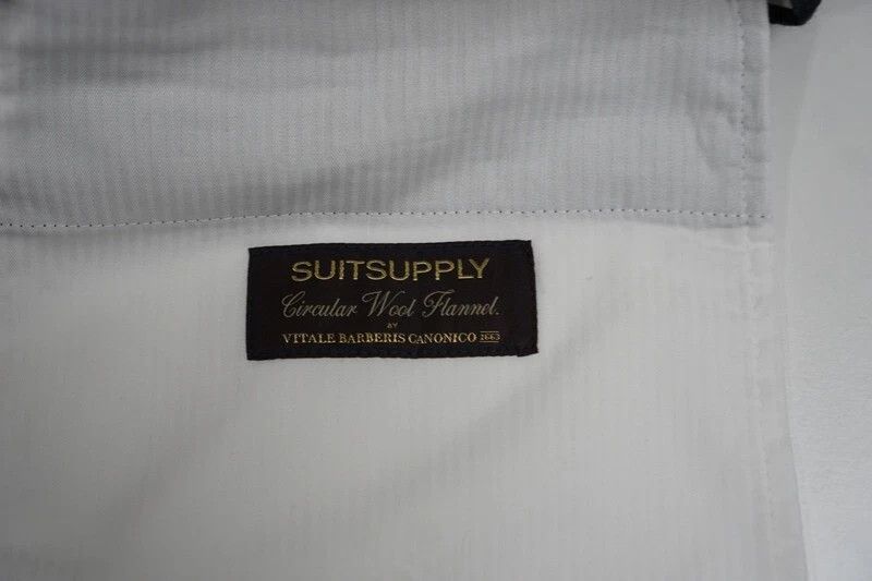 Suitsupply Men Suitsupply Brescia Trousers Flannel Wool Grey UK/US36S Size 36S - 4 Thumbnail