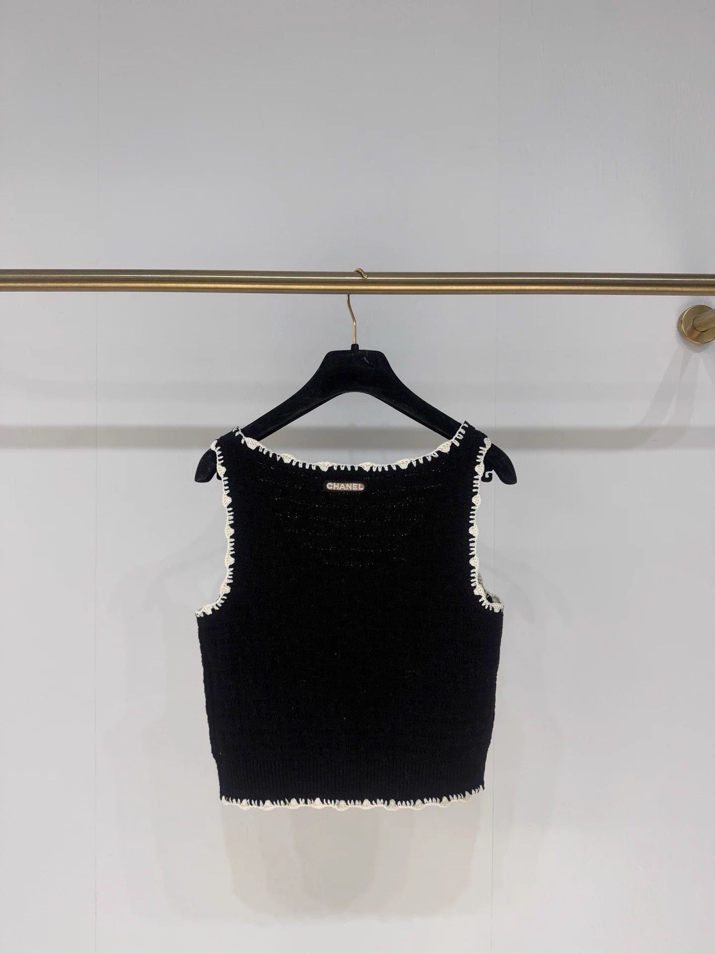 Chanel Chanel 26P Colorblocked Lace Knit Cami FR34 New Size XS / US 0-2 / IT 36-38 - 6 Thumbnail