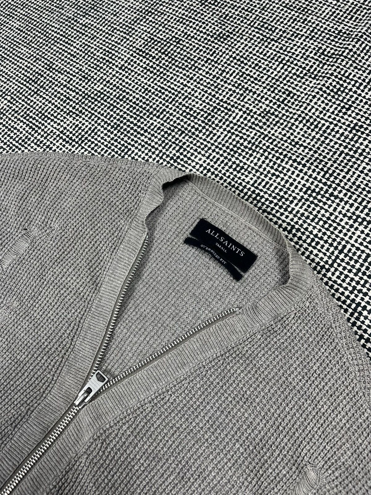 Allsaints Allsaints forram zip cardigan distressed oversized fit Size US S / EU 44-46 / 1 - 3 Thumbnail
