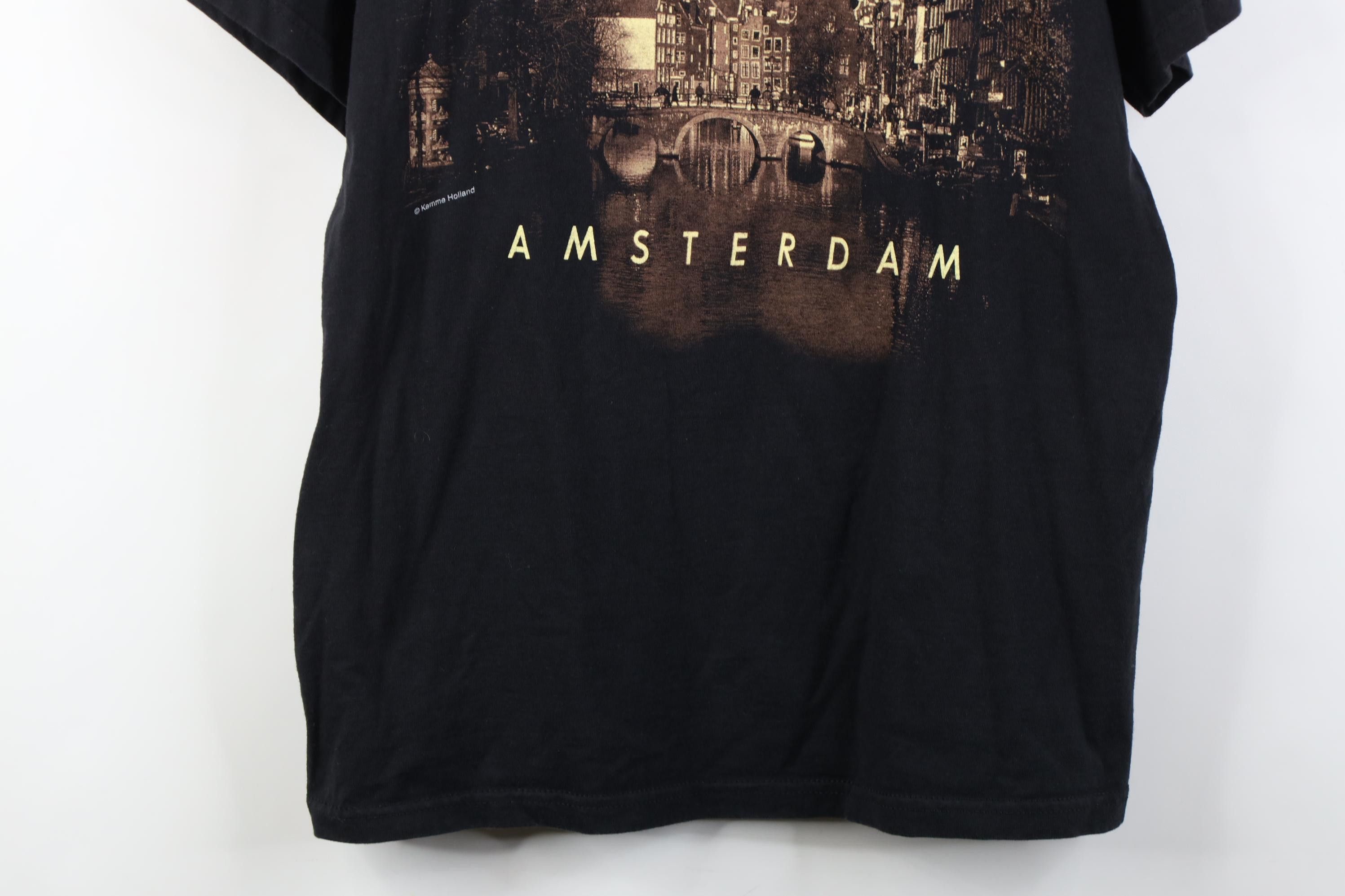 Vintage Vintage Y2K Streetwear Holland Amsterdam City T-Shirt Black Size US M / EU 48-50 / 2 - 3 Thumbnail