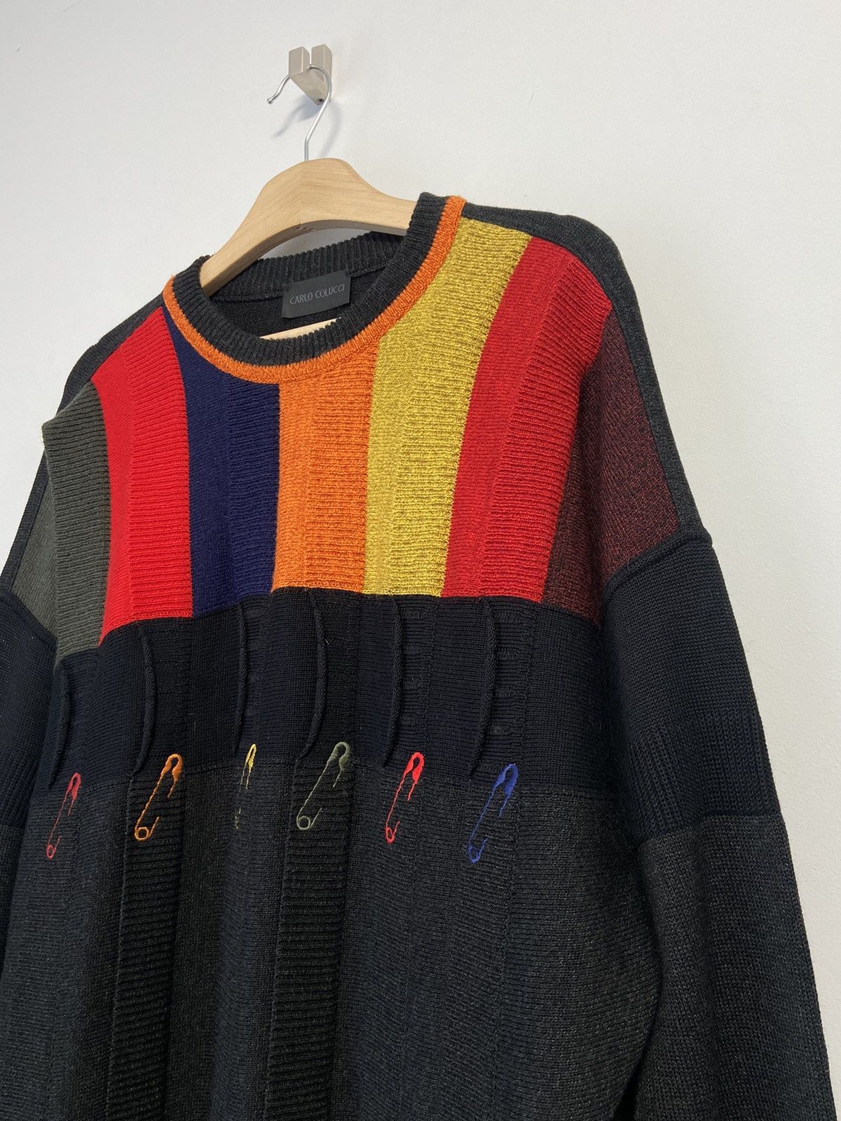 Vintage Carlo Colucci Vintage Sweater 90’s style Size US XL / EU 56 / 4 - 5 Thumbnail
