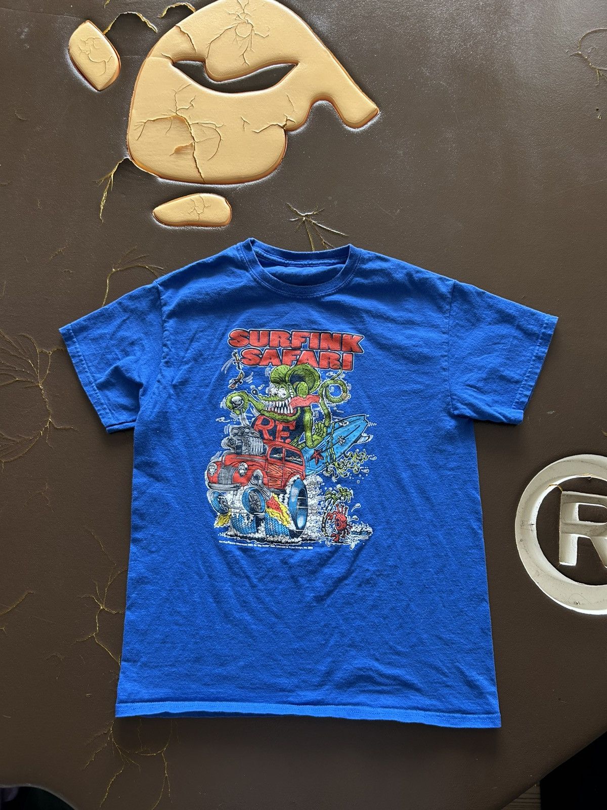 Vintage Vintage Rat Fink 2003 Surfink Safari Car Tee Blue Size US M / EU 48-50 / 2 - 1 Thumbnail