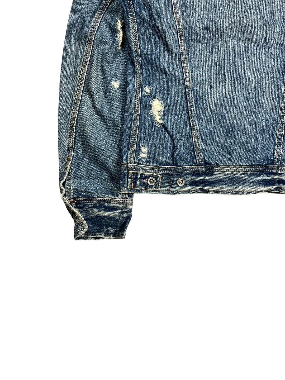 If Six Was Nine 2000s GOA - Apocalypse Style Crash Denim Jacket Size US M / EU 48-50 / 2 - 10 Thumbnail