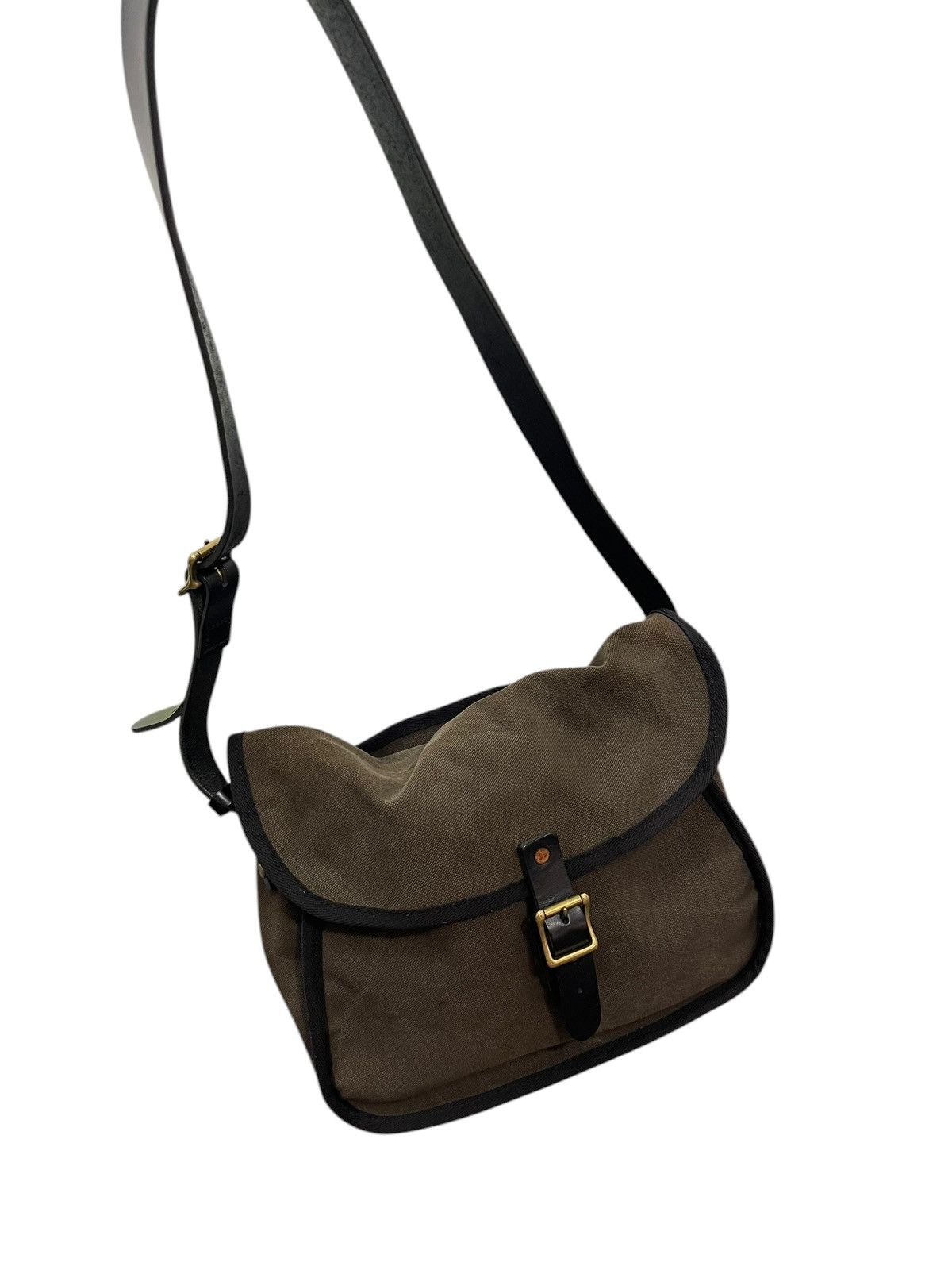 Comme des Garcons × Stussy Leather Canvas Slow Japan Messenger Bag julius amir 1🟩2 Size ONE SIZE - 5 Thumbnail