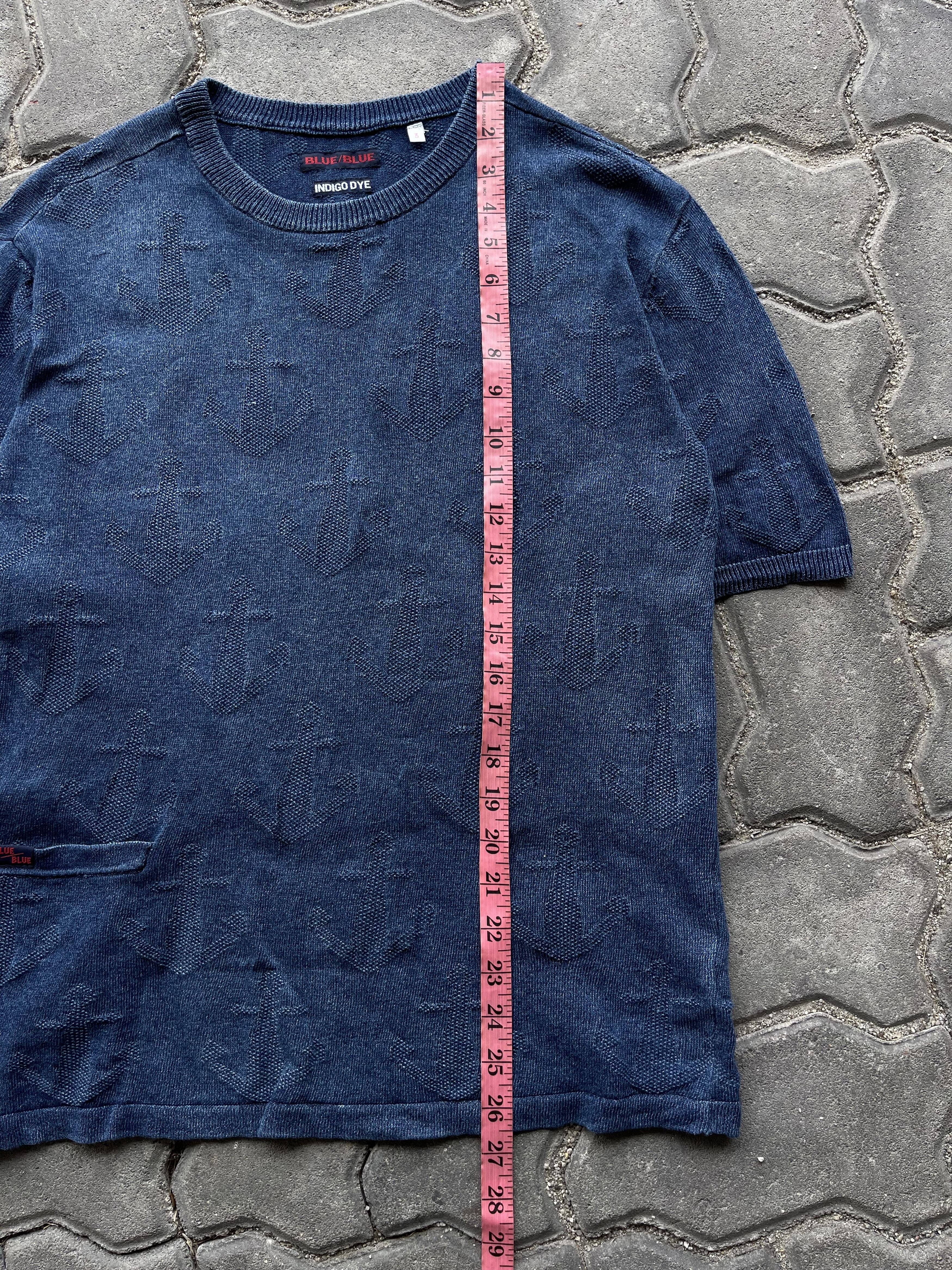 45rpm Vintage Blue blue Indigo Japan Traditional Iron Heart Size US M / EU 48-50 / 2 - 9 Thumbnail